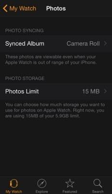 sync Apple Watch screenshot