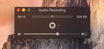 quicktime sound recorder