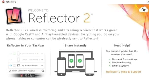 how to connect reflector 2