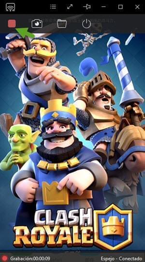 grabar Clash Royale