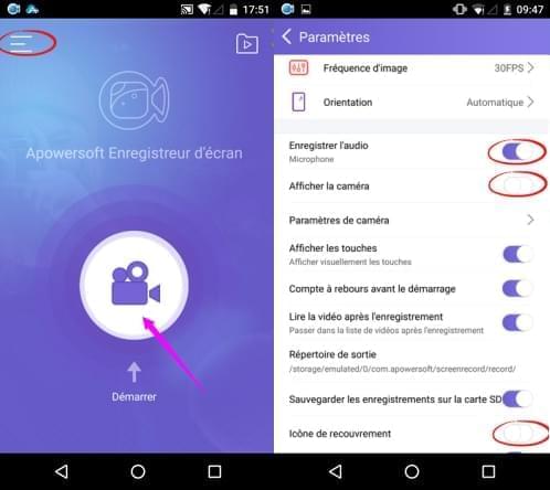 enregistrer Tchat Skype sur Android