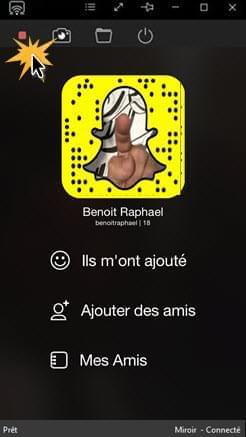 filmer les vidéos sur Snapchat