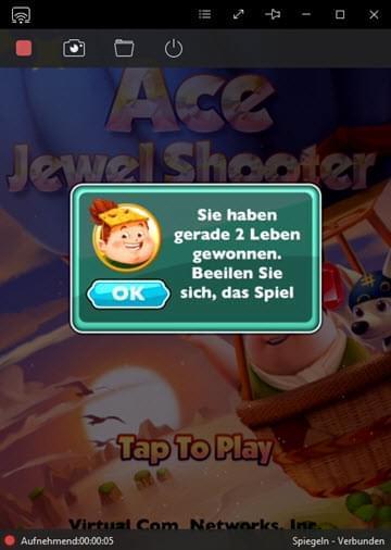 iPad Spiele aufnehmen