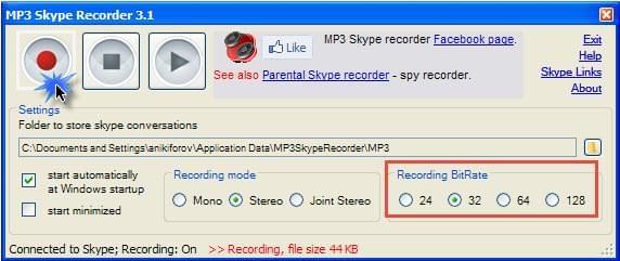 mp3 skype recorder