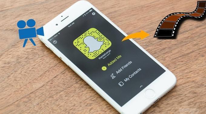 catturare video di Snapchat