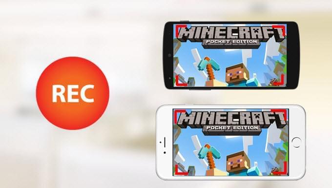 Minecraft Pocket Edition aufnehmen