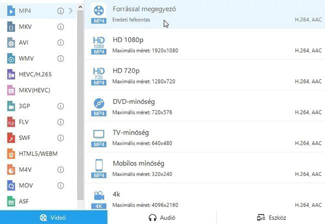 programot szinkronizálni audio és video