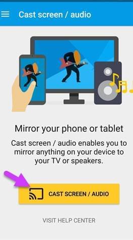 Google Cast for screen