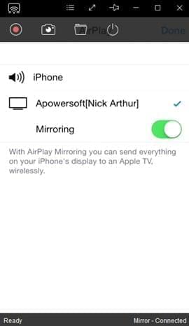 airplay wireless connection