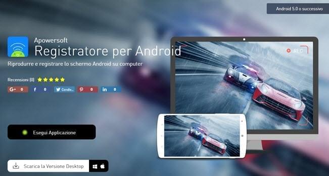 registratore per Android programma