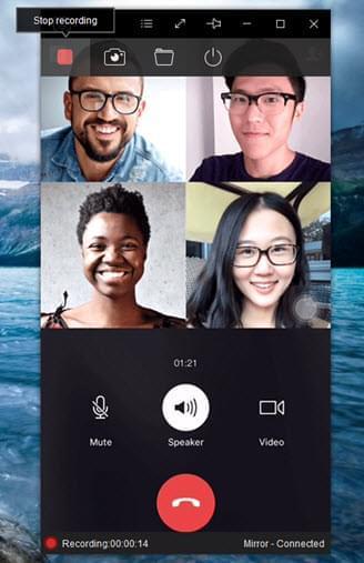 record WeChat video call on iOS