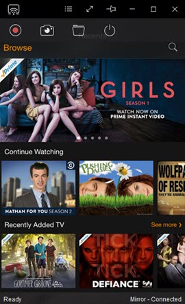 capture amazon video on iOS