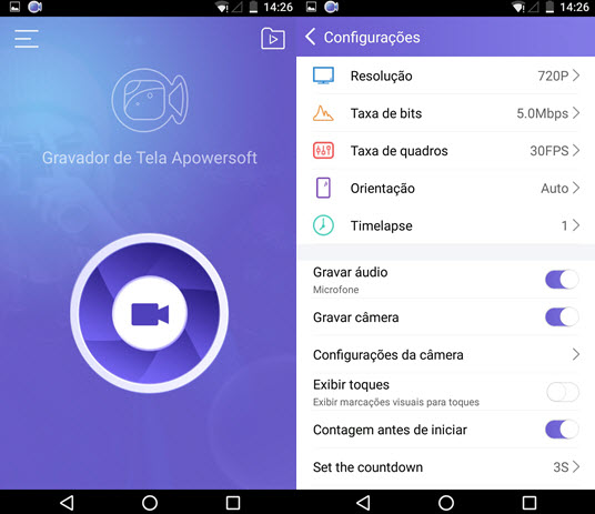 gravador do Skype para Android