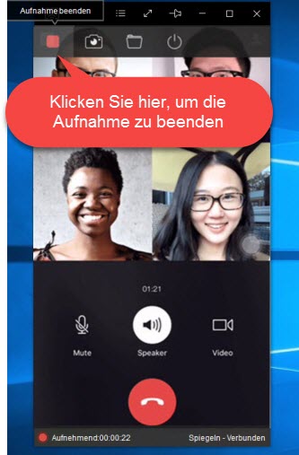 Video Chat aufzeichnen