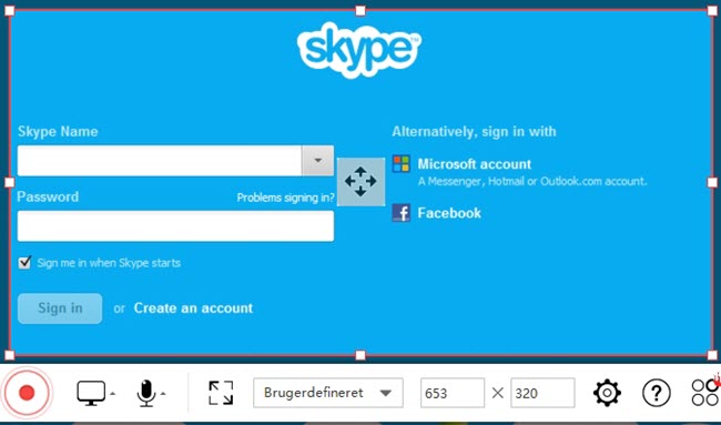 showmore på Skype videosamtaler