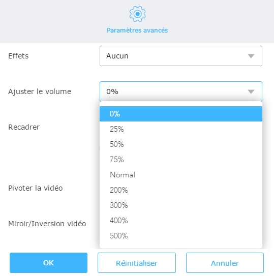 supprimer l'audio en ligne