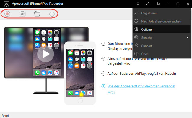 iPhone 7 auf PC zeigen