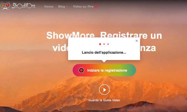 registrare lo schermo Mac