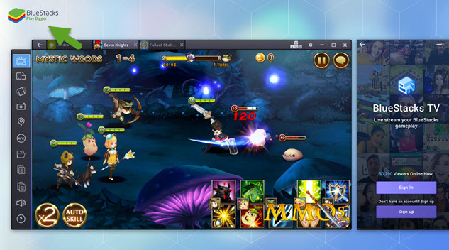 bluestacks for android games