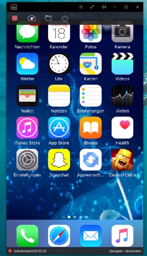 iPhone 7 Bildschirm am PC anzeigen