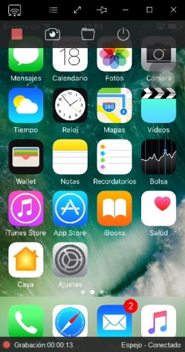 grabar la pantalla del iPhone 7