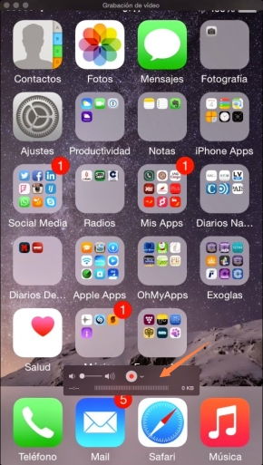 grabar iphone con quicktime