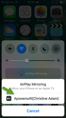 airplay mettre en mirror 