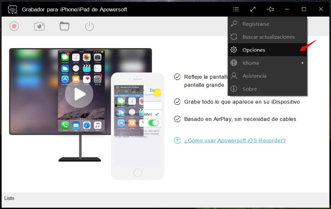 grabador para iphone ipad