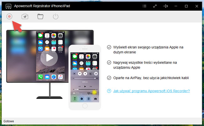 rejestrator iPhone/iPad