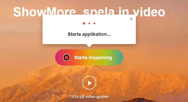 showmore skärminspelarens officiella