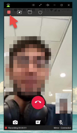 record WhatsApp video call