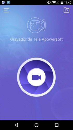 app de gravação de tela