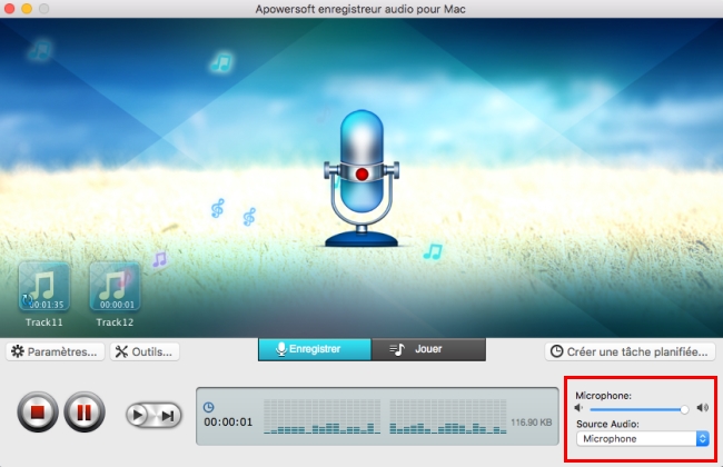 enregistreur audio pour mac 