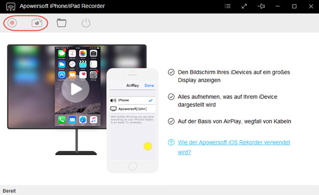 Apowersoft iPhone/iPad Recorder