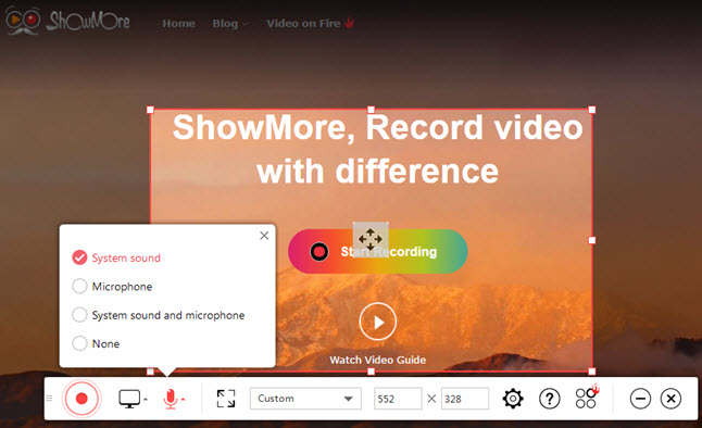 showmore recorder