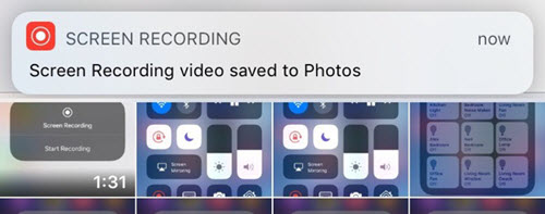 save recording notification