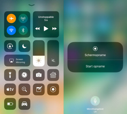 schermopname maken in iOS 11