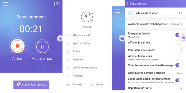 enregistreur d'écran android 