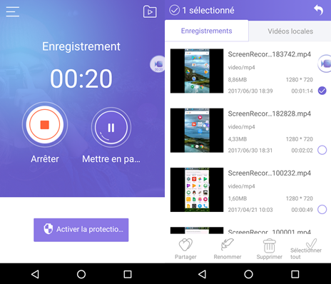 enregistreur d'écran android 