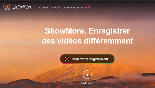 enregistreur d"écran showmore