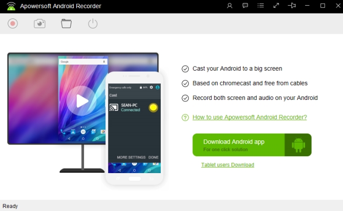 Android Recorder interface