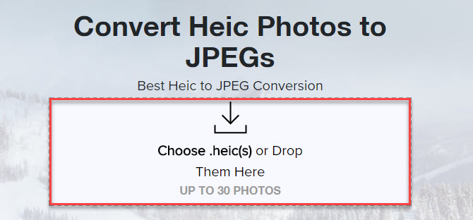 HEIC to JPG online converter