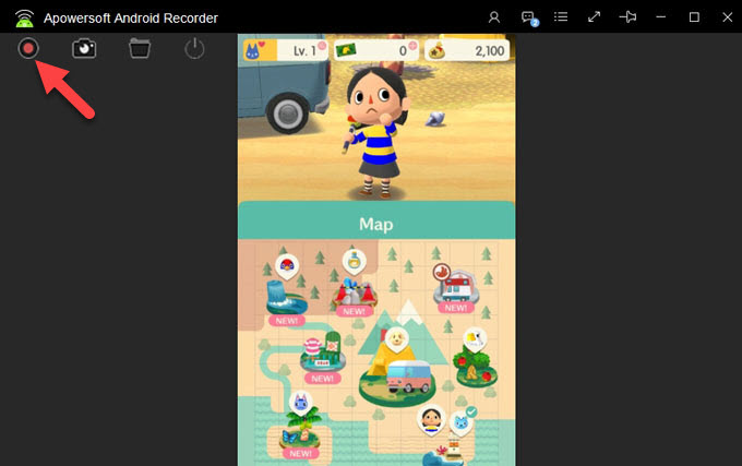 Record Animal Crossing with Android Recorder