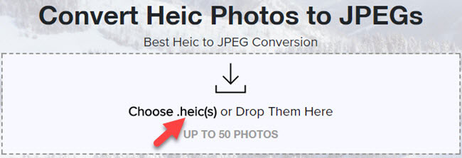 Convertitore online HEIC in JPG