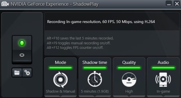 Nvidia Shadowplay