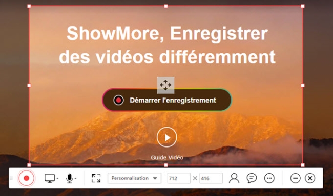 enregistrement showmore 