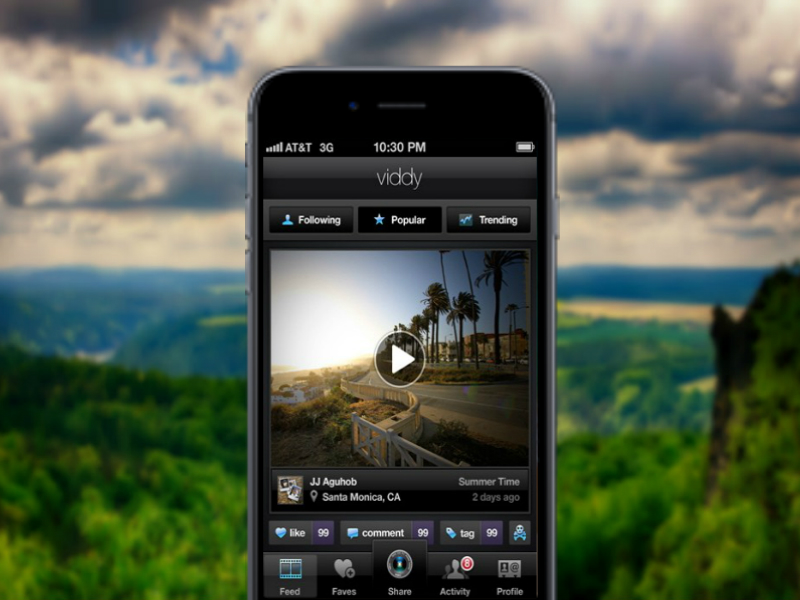 video sharing app viddy