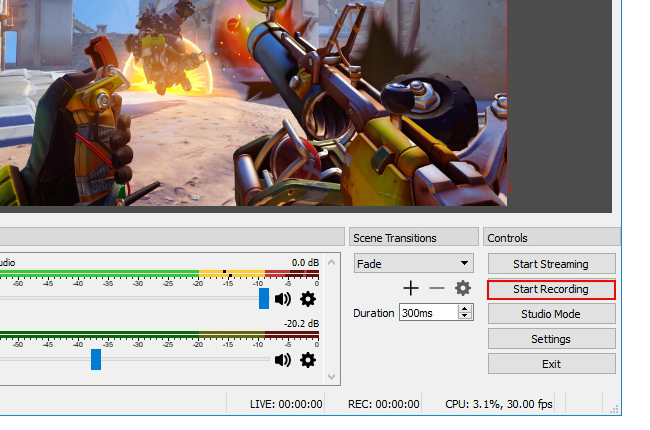 obs start recording