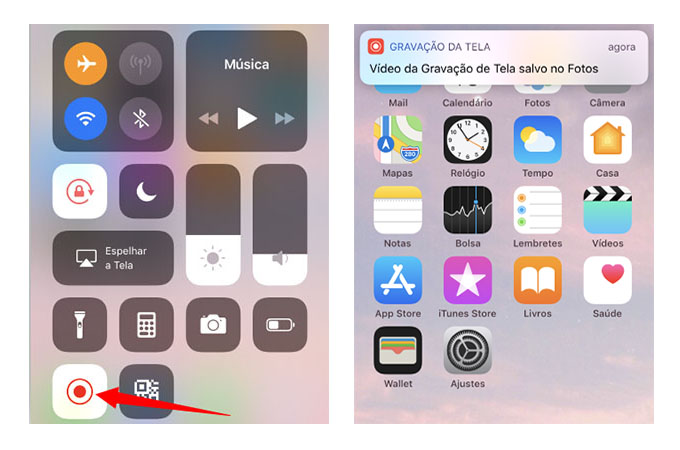 ios 12 bildschirm aufzeichnen