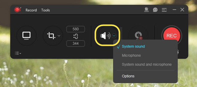 click sound icon